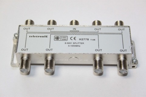 Teletronik 8-as osztó H2778-8